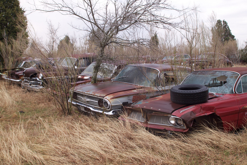 Illustration for article titled Inside the 1,000-car Texas graveyard